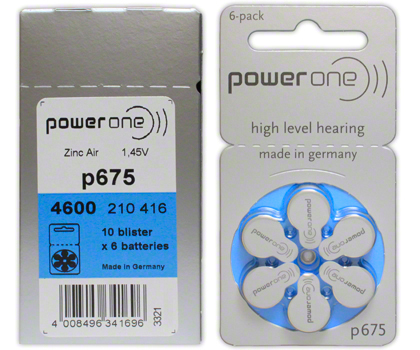 A Box of Size 675 Hearing Aid Batteries