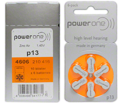 A Box of Size 13 Hearing Aid Batteries
