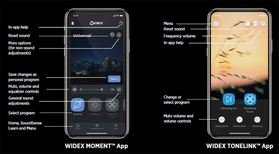 Widex apps