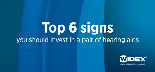 Top 6 signs you should consider a hearing aid